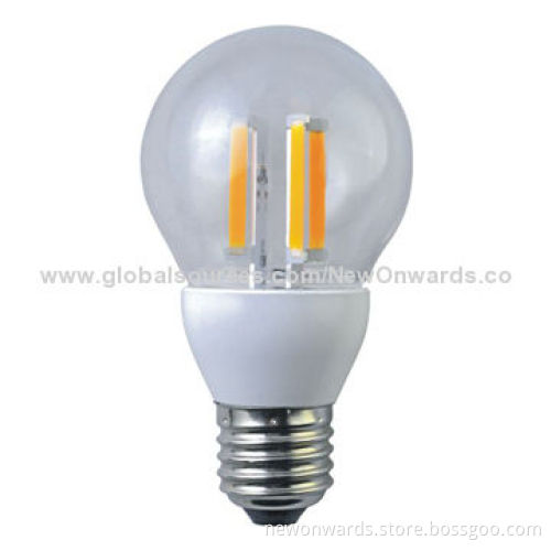 LED Filament Bulb, 8W, Total 1000LM, 130LM/W, New COB, E26/E27, AC220V, CRI>80, 360degree Beam Angle